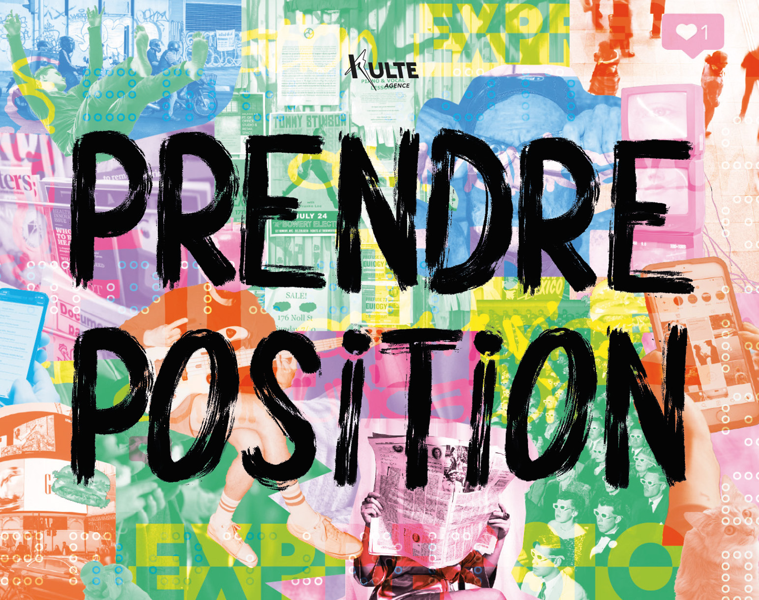 Kulte - Correspondance FÉVRIER 2025 - PRENDRE POSITION - réalisé par Agence Kulte